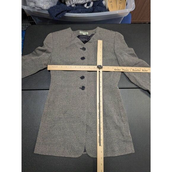 Ann Taylor Brown Skirt Blazer Women's 2P - Picture 7 of 9